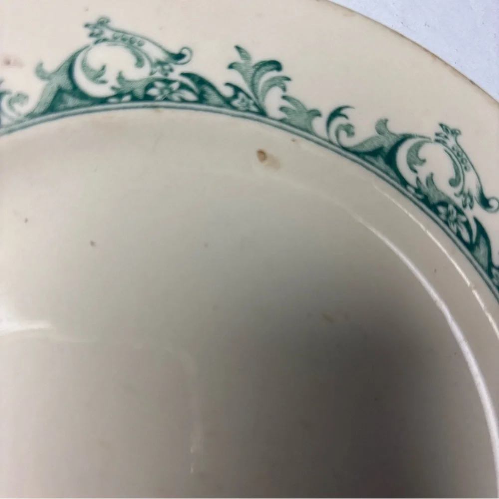 Vintage Mayer Curtis China Side Plate 7” Diameter Beige Green Decorative Serving